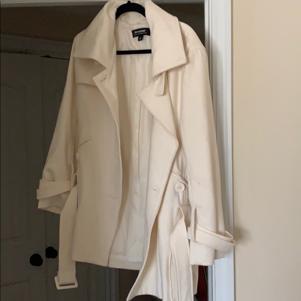 Cream Trench Coat